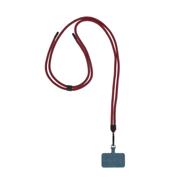La Garçonne Accessoires Handyketten>Classic Handykette Bordeaux Black