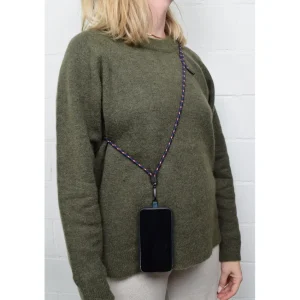 La Garçonne Accessoires Handyketten>Classic Handykette Navy Red Black