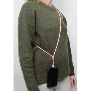 La Garçonne Accessoires Handyketten>Classic Handykette Peach Gold