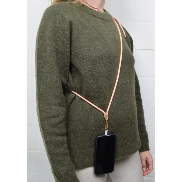 La Garçonne Accessoires Handyketten>Classic Handykette Peach Gold