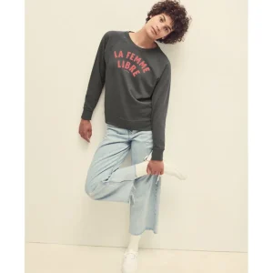 La Garçonne Vetements Pullover & Cardigan>La Femme Libre Raglan Light Graphite