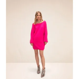 Karma Koma Kleider & Röcke>Lauper Strickkleid Rose Fluo