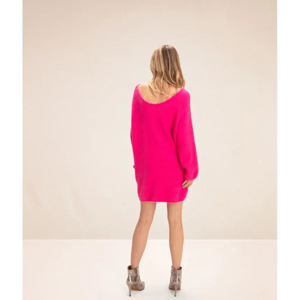 Karma Koma Kleider & Röcke>Lauper Strickkleid Rose Fluo