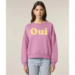 La Garçonne Vetements Pullover & Cardigan>Oui Alma Sweater Bubble Pink