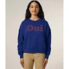 La Garçonne Vetements Pullover & Cardigan>Oui Alma Sweater Worker Blue
