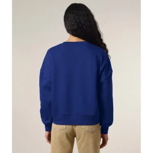 La Garçonne Vetements Pullover & Cardigan>Oui Alma Sweater Worker Blue