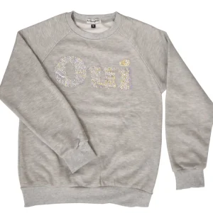 La Garçonne Vetements Pullover & Cardigan>Oui Sweater Glitter Grey