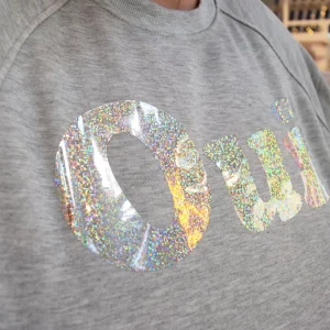 La Garçonne Vetements Pullover & Cardigan>Oui Sweater Glitter Grey